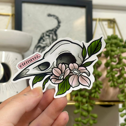 Skull sticker